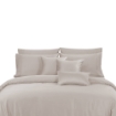 Picture of AKEMI TENCEL™ Lyocell Earnest Quilt Cover Set 1200TC - Divya Shell Grey (Super Single/ Queen/ King)