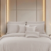 Picture of AKEMI TENCEL™ Lyocell Earnest Quilt Cover Set 1200TC - Divya Shell Grey (Super Single/ Queen/ King)