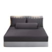 Picture of AKEMI TENCEL™ Lyocell Earnest Fitted Sheet Set 1200TC - Akito Grey (Super Single/ Queen/ King)
