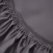 Picture of AKEMI TENCEL™ Lyocell Earnest Fitted Sheet Set 1200TC - Akito Grey (Super Single/ Queen/ King)