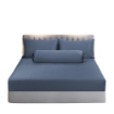 Picture of AKEMI TENCEL™ Lyocell Earnest Fitted Sheet Set 1200TC - Akito Arch Navy (Super Single/ Queen/ King)