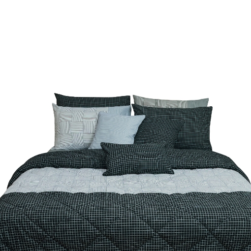 Picture of AKEMI Cotton Essentials Enclave Joy Comforter Set | 100% Cotton 650TC - Malani (Super Single/ Queen/ King)