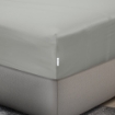 Picture of AKEMI Cotton Sateen Affinity Fitted Sheet Set | 100% Cotton - Shine 1200TC - Silva Grey (Super Single/Queen/King)