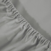Picture of AKEMI Cotton Sateen Affinity Fitted Sheet Set | 100% Cotton - Shine 1200TC - Silva Grey (Super Single/Queen/King)