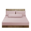 Picture of AKEMI Cotton Sateen Affinity Fitted Sheet Set | 100% Cotton - Shine 1200TC - Roselle Pink (Super Single/Queen/King)