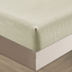 Picture of ai by AKEMI Colourkissed Collection Fitted Sheet Set | 100% MicroXT 700TC - Elvera Pale Khaki (Super Single/Queen/King)