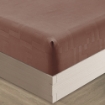 Picture of ai by AKEMI Colourkissed Collection Fitted Sheet Set | 100% MicroXT 700TC - Elvera Cedar Brown (Super Single/Queen/King)