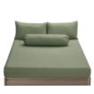 Picture of ai by AKEMI Colourkissed Collection Fitted Sheet Set | 100% MicroXT 700TC - Elvera Muted Olive (Super Single/Queen/King)