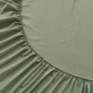 Picture of ai by AKEMI Colourkissed Collection Fitted Sheet Set | 100% MicroXT 700TC - Elvera Muted Olive (Super Single/Queen/King)