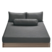 Picture of ai by AKEMI Colourkissed Collection Fitted Sheet Set | 100% MicroXT 700TC - Elvera Indigo Grey (Super Single/Queen/King)