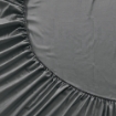 Picture of ai by AKEMI Colourkissed Collection Fitted Sheet Set | 100% MicroXT 700TC - Elvera Indigo Grey (Super Single/Queen/King)