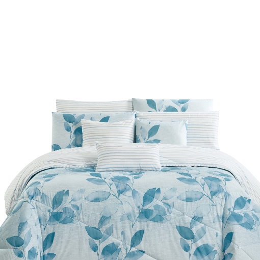 Picture of AKEMI Cotton Essentials Embrace Charm Comforter Set 600TC - Delfina (Super Single/ Queen/ King)