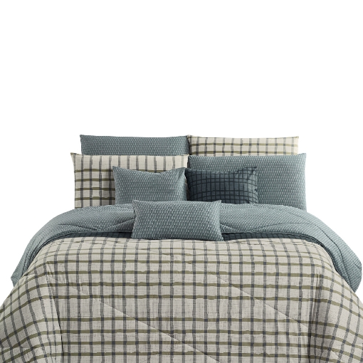 Picture of AKEMI Cotton Essentials Embrace Charm Comforter Set 600TC - Mccolls (Super Single/ Queen/ King)