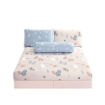 Picture of AKEMI Cotton Essentials Jovial Kids Fitted Sheet Set 600TC - Aster Flower (Super Single/ Queen/ King)