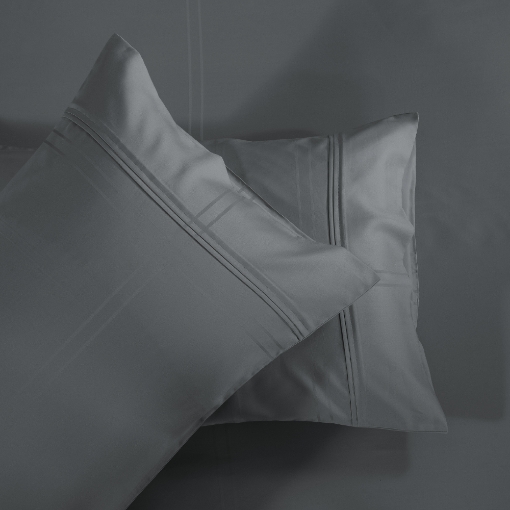 Picture of AKEMI TENCEL™ Lyocell Accord Pillow Case 1300TC (2pcs) - Nocturn Grey