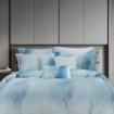 Picture of AKEMI TENCEL™ Lyocell Virtuous Quilt Cover Set | 1300TC - Aegean (Super Single/Queen/King/Super King)