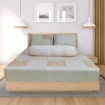 Picture of AKEMI Cotton Essentials Enclave Joy Fitted Sheet Set | 100% Cotton 650TC - Mavie (Super Single/ Queen/ King)