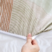 Picture of AKEMI Cotton Essentials Enclave Joy Fitted Sheet Set | 100% Cotton 650TC - Mavie (Super Single/ Queen/ King)