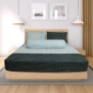 Picture of AKEMI Cotton Essentials Enclave Joy Fitted Sheet Set | 100% Cotton 650TC - Malani (Super Single/ Queen/ King)