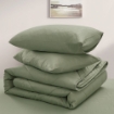 Picture of ai by AKEMI Colourkissed Collection Comforter Set | 100% MicroXT 700TC - Elvera Muted Olive (Super Single/Queen/King)