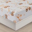 Picture of AKEMI Cotton Twill HeiQ Allergen Cheeky Cheeks Fitted Sheet Set 850TC - Hard Work (Super Single/ Queen/ King)