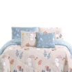 Picture of AKEMI Cotton Essentials Jovial Kids Comforter Set 600TC - Aster Flower (Super Single/ Queen/ King)