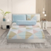 Picture of AKEMI Cotton Essentials Embrace Charm Fitted Sheet Set 600TC - Pete (Super Single/ Queen/ King)