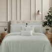 Picture of AKEMI TENCEL™ Lyocell Accord Quilt Cover Set 1300TC - Lucen Grey (Super Single/Queen/King/Super King)