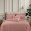 Picture of AKEMI TENCEL™ Lyocell Accord Quilt Cover Set 1300TC - Coral Rose (Super Single/Queen/King/Super King)