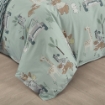 Picture of AKEMI Cotton Twill HeiQ Allergen Cheeky Cheeks Quilt Cover Set 850TC - Roar & Explore (Super Single/ Queen/ King)