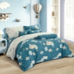 Picture of AKEMI Cotton Twill HeiQ Allergen Cheeky Cheeks Quilt Cover Set 850TC - Travel Suite (Super Single/ Queen/ King)
