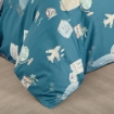 Picture of AKEMI Cotton Twill HeiQ Allergen Cheeky Cheeks Quilt Cover Set 850TC - Travel Suite (Super Single/ Queen/ King)