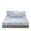 Picture of AKEMI Cotton Twill Adore Fitted Sheet Set | 100% Cotton 850TC - Haukea (Super Single/ Queen/ King)
