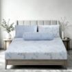 Picture of AKEMI Cotton Twill Adore Fitted Sheet Set | 100% Cotton 850TC - Haukea (Super Single/ Queen/ King)