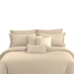 Picture of AKEMI TENCEL™ Touch Colour Elegance Quilt Cover Set 1250TC - Nude Blossom (Super Single/ Queen/ King)