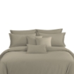 Picture of AKEMI TENCEL™ Touch Colour Elegance Quilt Cover Set 1250TC - Regal Taupe (Super Single/ Queen/ King)