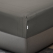 Picture of AKEMI Cotton Sateen Affinity Fitted Sheet Set | 100% Cotton - Shine 1200TC - Midori Grey (Super Single/Queen/King)