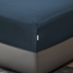 Picture of AKEMI Cotton Sateen Affinity Fitted Sheet Set | 100% Cotton - Shine 1200TC - Calm Blue (Super Single/Queen/King)