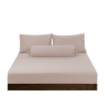 Picture of AKEMI Cotton Sateen Affinity Fitted Sheet Set | 100% Cotton - Shine 1200TC - Hushed Violet (Super Single/Queen/King)