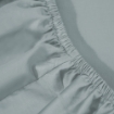 Picture of AKEMI Cotton Sateen Affinity Fitted Sheet Set | 100% Cotton - Shine 1200TC - Pearl Blue (Super Single/Queen/King)