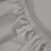 Picture of AKEMI Cotton Sateen Affinity Fitted Sheet Set | 100% Cotton - Shine 1200TC - Vapor Grey (Super Single/Queen/King)