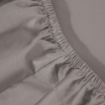 Picture of AKEMI Cotton Sateen Affinity Fitted Sheet Set | 100% Cotton - Shine 1200TC - Warm Grey (Super Single/Queen/King)