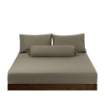 Picture of AKEMI Cotton Sateen Affinity Fitted Sheet Set | 100% Cotton - Shine 1200TC - Desert Taupe (Super Single/Queen/King)