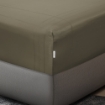 Picture of AKEMI Cotton Sateen Affinity Fitted Sheet Set | 100% Cotton - Shine 1200TC - Desert Taupe (Super Single/Queen/King)