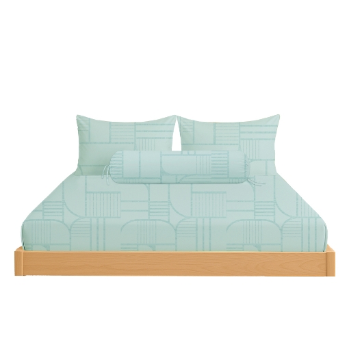 Picture of ai by AKEMI Cheery Collection Fitted Sheet Set 650TC (Super Single/Queen/King) - Daius