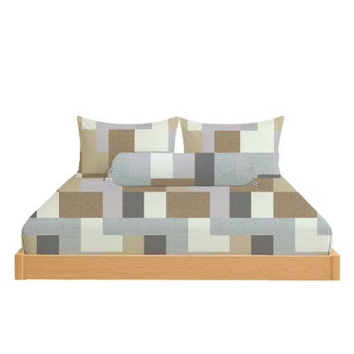 Picture of ai by AKEMI Cheery Collection Fitted Sheet Set 650TC (Super Single/Queen/King) - Vail