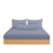 Picture of AKEMI Cotton Essentials Colour Home Divine Fitted Sheet Set 600TC - Astral Violet (Super Single/Queen)
