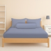 Picture of AKEMI Cotton Essentials Colour Home Divine Fitted Sheet Set 600TC - Astral Violet (Super Single/Queen)