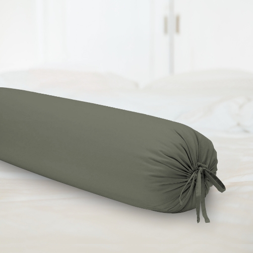 Picture of AKEMI Cotton Essentials Colour Home Divine Bolster Case 600TC - Seagrass Green (1pc)