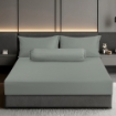 Picture of AKEMI TENCEL™ Touch Colour Elegance Fitted Sheet Set 1250TC - Willow Grey (Super Single/ Queen/ King)